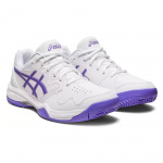 Кроссовки теннисные женские ASICS Gel-dedicate 7 Clay 1042A168-104, р.6 (рос.35,5),бело-фиолетовые