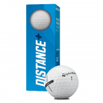 Мяч для гольфа TaylorMade Distance +, N7608601, 3 шт в упаковке