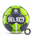 Мяч гандбольный Select SOLERA IHF №1, серый/лайм