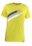 Футболка LA SPORTIVA Stripe Logo T-Shirt M, Yellow (S)