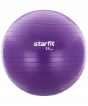 Фитбол Starfit GB-106, 55 см, 900 гр, с ручным насосом, фиолетовый, антивзрыв