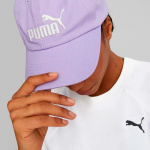 Бейсболка PUMA 02435706, 100% хлопок, сиреневый (Универсальный)