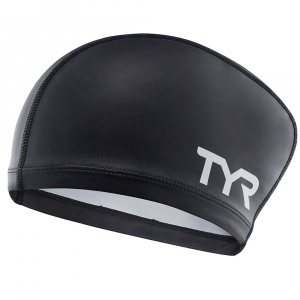 Шапочка для плавания TYR Long Hair Silicone Comfort Swim Cap, черный (Senior) ― купить в Москве. Цена, фото, описание, продажа, отзывы. Выбрать, заказать с доставкой. | Интернет-магазин SPORTAVA.RU