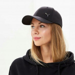 Бейсболка PUMA Metal Cat Cap 02126901, 100% полиэстер, черный (Универсальный)