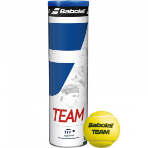 Мяч для большого тенниса Babolat Team 4B 502035, 4шт., желтый ― купить в Москве. Цена, фото, описание, продажа, отзывы. Выбрать, заказать с доставкой. | Интернет-магазин SPORTAVA.RU