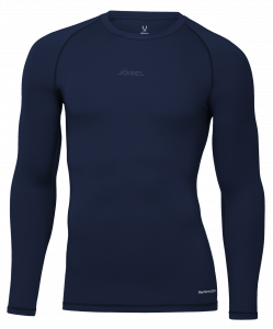 Футболка компрессионная с длинным рукавом Jögel PerFormDRY Baselayer Tee LS 2, темно-синий ― купить в Москве. Цена, фото, описание, продажа, отзывы. Выбрать, заказать с доставкой. | Интернет-магазин SPORTAVA.RU