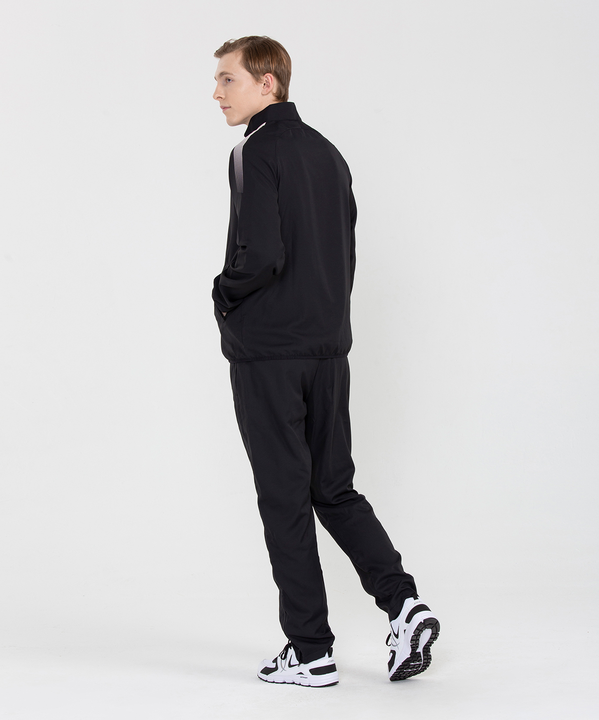 Irongate t gradient Panel zip Tracksuit - Black/Blue/White