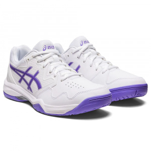 Кроссовки теннисные женские ASICS Gel-Dedicate 7 1042A167-104, р.7,5 (рос.37,5),бело-фиолетовые ― купить в Москве. Цена, фото, описание, продажа, отзывы. Выбрать, заказать с доставкой. | Интернет-магазин SPORTAVA.RU