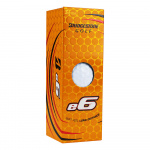 Мяч для гольфа Bridgestone e6 White BGB3EWX, упак. 3шт., белый