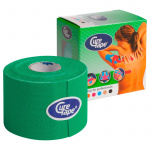 Тейп кинезиологический CureTape Green 161216, 5см.x5м.