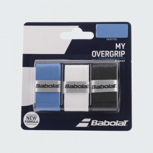 Овергрип Babolat MY GRIP 653052-164, 3шт., черно-голубо-белый ― купить в Москве. Цена, фото, описание, продажа, отзывы. Выбрать, заказать с доставкой. | Интернет-магазин SPORTAVA.RU