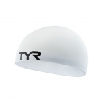 Шапочка для плавания TYR Stealth-X Racing Cap, LCSSX-100, белый, World Aquatics Approved (Senior)