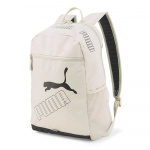 Рюкзак спорт. PUMA Phase Backpack II, 07729529, полиэстер, бежево-черный (36х25х17см)