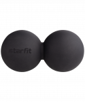 Мяч для МФР Starfit RB-102, 6 см, двойной, черный