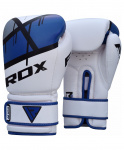 Перчатки боксерские RDX BGR-F7 BLUE BGR-F7U, 14 oz