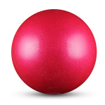 Мяч INDIGO д/худож.гимнастики металлик 300 г IN119 15 см с блеcтками (голубой)