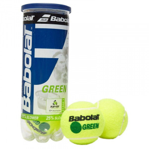 Мяч для большого тенниса детский Babolat Green 501066, 3шт, желто-зеленый ― купить в Москве. Цена, фото, описание, продажа, отзывы. Выбрать, заказать с доставкой. | Интернет-магазин SPORTAVA.RU