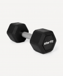 Гантель гексагональная Starfit DB-301PRO 8 кг, обрезиненная, черный