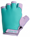 Перчатки для фитнеса Starfit WG-105, с гелевыми вставками, мятный/лиловый