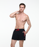 Шорты для плавания 25Degrees Splash Black/Red, полиэстер