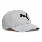 Бейсболка PUMA Ess Cat Logo BB Cap 02458704, 100% хлопок, светло-серый (Универсальный)