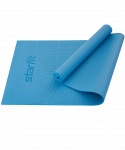 УЦЕНКА Коврик для йоги и фитнеса Starfit FM-101, PVC, 173x61x0,5 см, синий пастель
