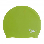 Шапочка для плавания SPEEDO Plain Molded Silicone Cap,8-70984G760, зеленый (Senior)