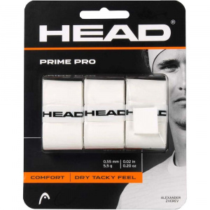 Овергрип HEAD Prime Pro 285319-WH, в упаковке 3 штуки ― купить в Москве. Цена, фото, описание, продажа, отзывы. Выбрать, заказать с доставкой. | Интернет-магазин SPORTAVA.RU