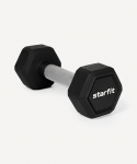 Гантель гексагональная Starfit DB-301PRO 3 кг, обрезиненная, черный