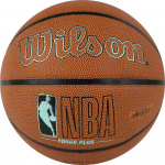 Мяч баскетбольный Wilson NBA Forge Plus Eco BSKT WZ2010901XB6, размер 6