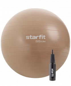 БЕЗ УПАКОВКИ Фитбол Starfit GB-109 антивзрыв, 900 гр, с ручным насосом, персиковый, 55 см ― купить в Москве. Цена, фото, описание, продажа, отзывы. Выбрать, заказать с доставкой. | Интернет-магазин SPORTAVA.RU